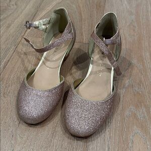 Copper Key Glittery Pink Kids Shoes